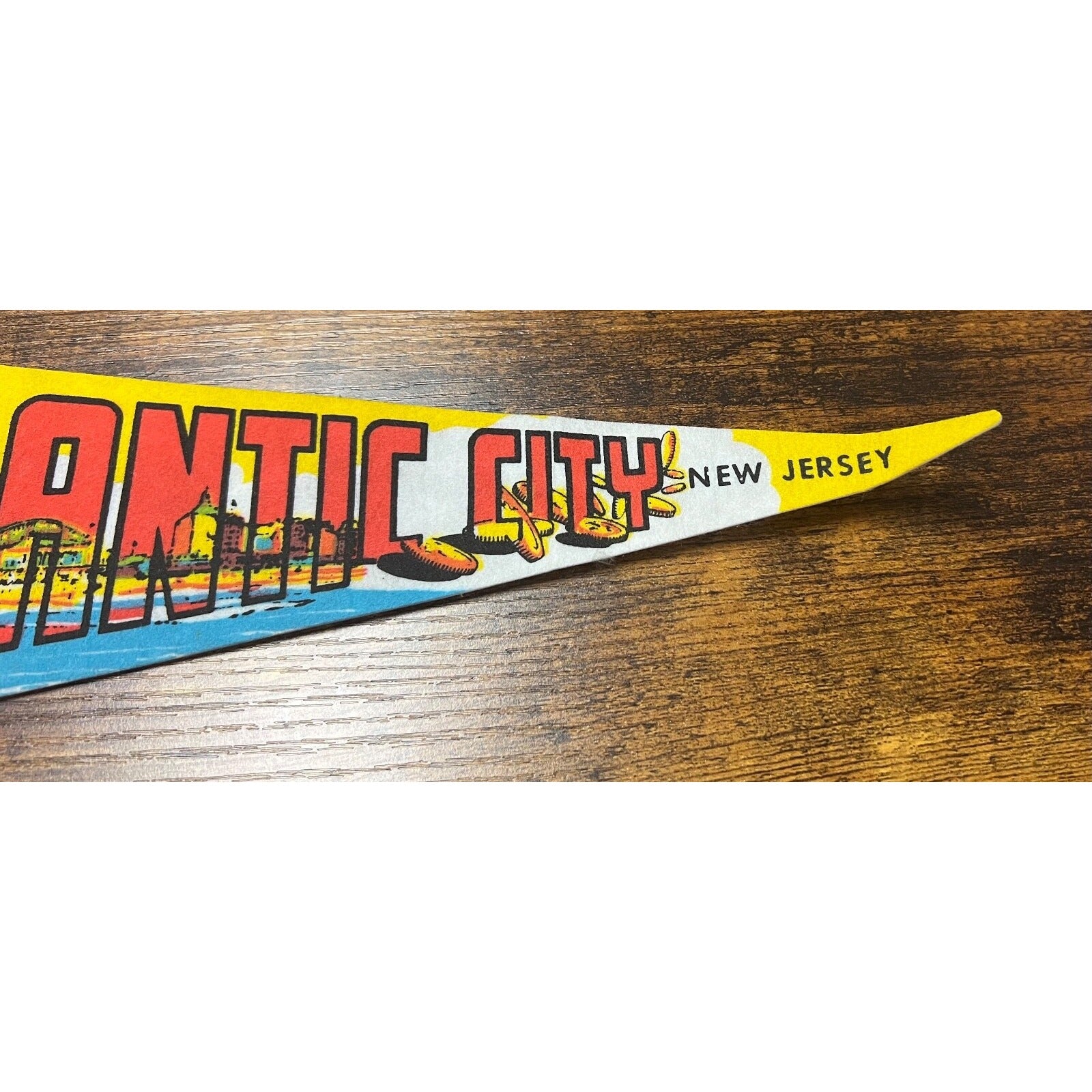 Vintage Atlantic City, New Jersey pennant