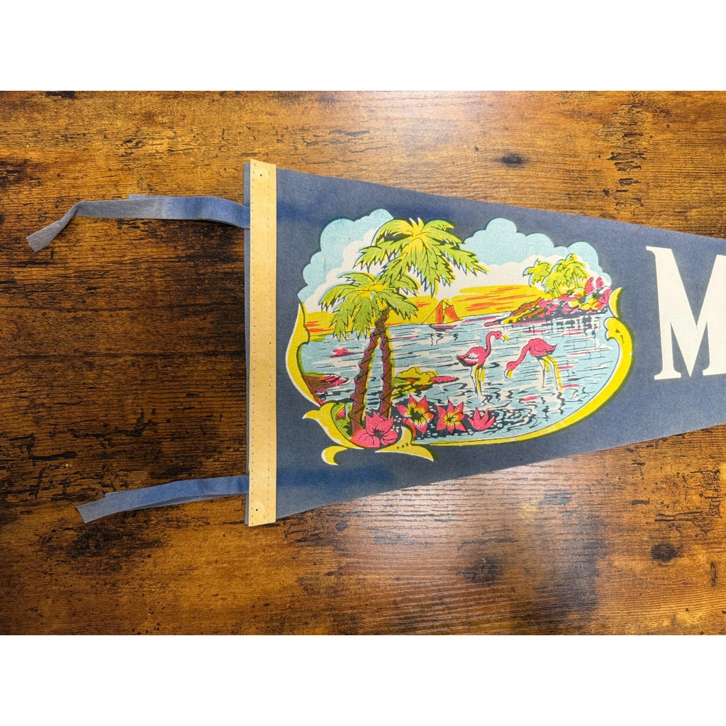 Vintage Miami Beach, Florida pennant