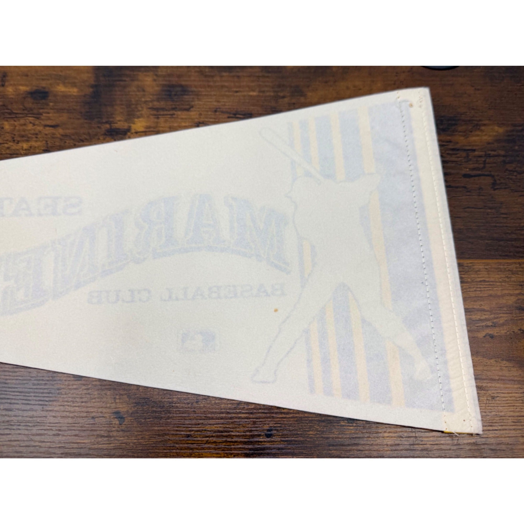 Seattle Mariners Vintage MLB Pennant Baseball Club Official Licensed 30 inches