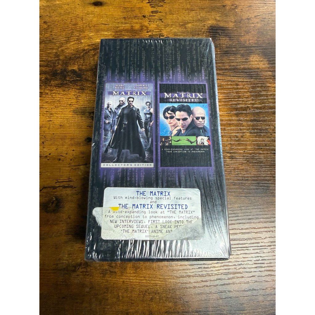New! The Matrix & The Matrix Revisited Collectors Edition VHS Box Set Sealed