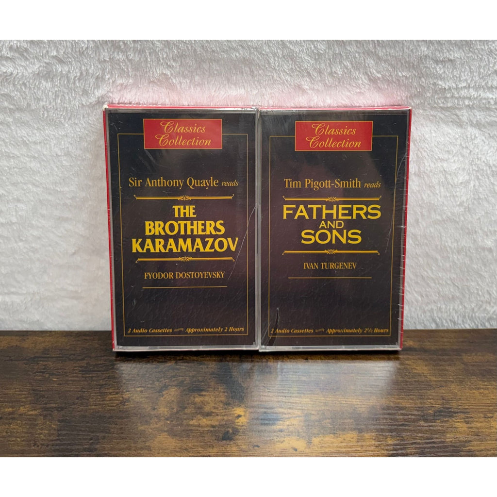 Classics Collection Audio Cassettes Of Dostoyevsky & Turgenev Books Sealed Vintage Set