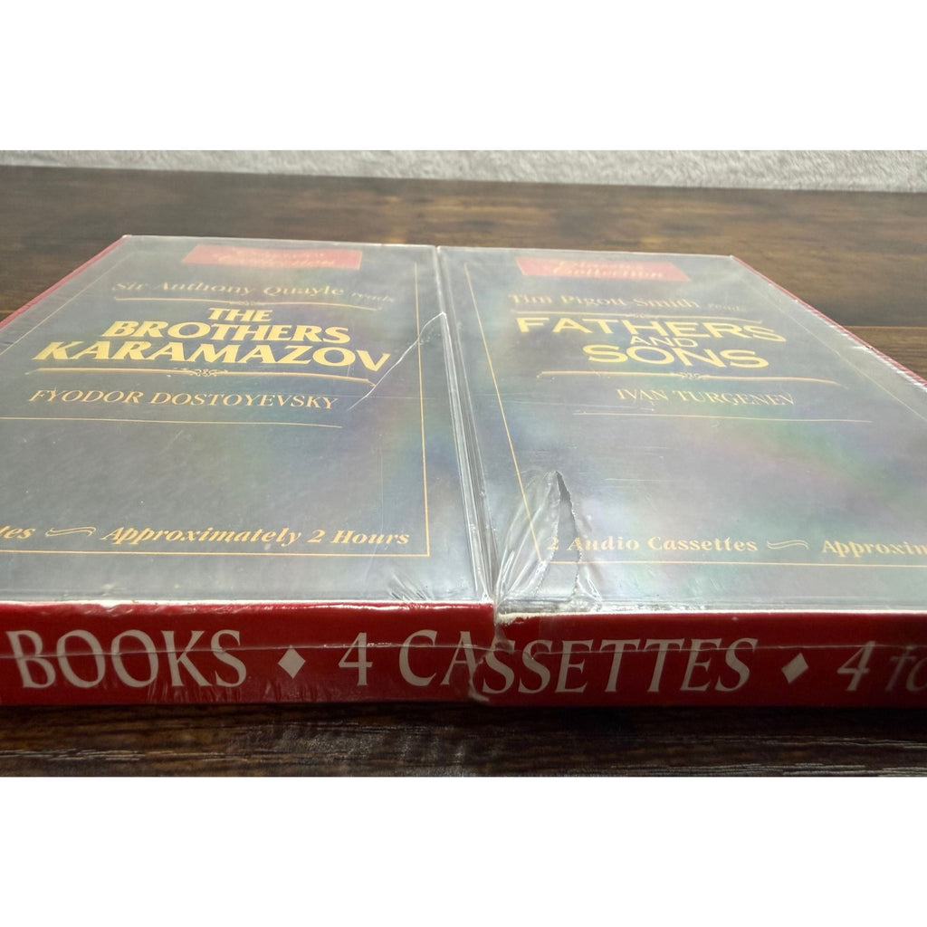 Classics Collection Audio Cassettes Of Dostoyevsky & Turgenev Books Sealed Vintage Set