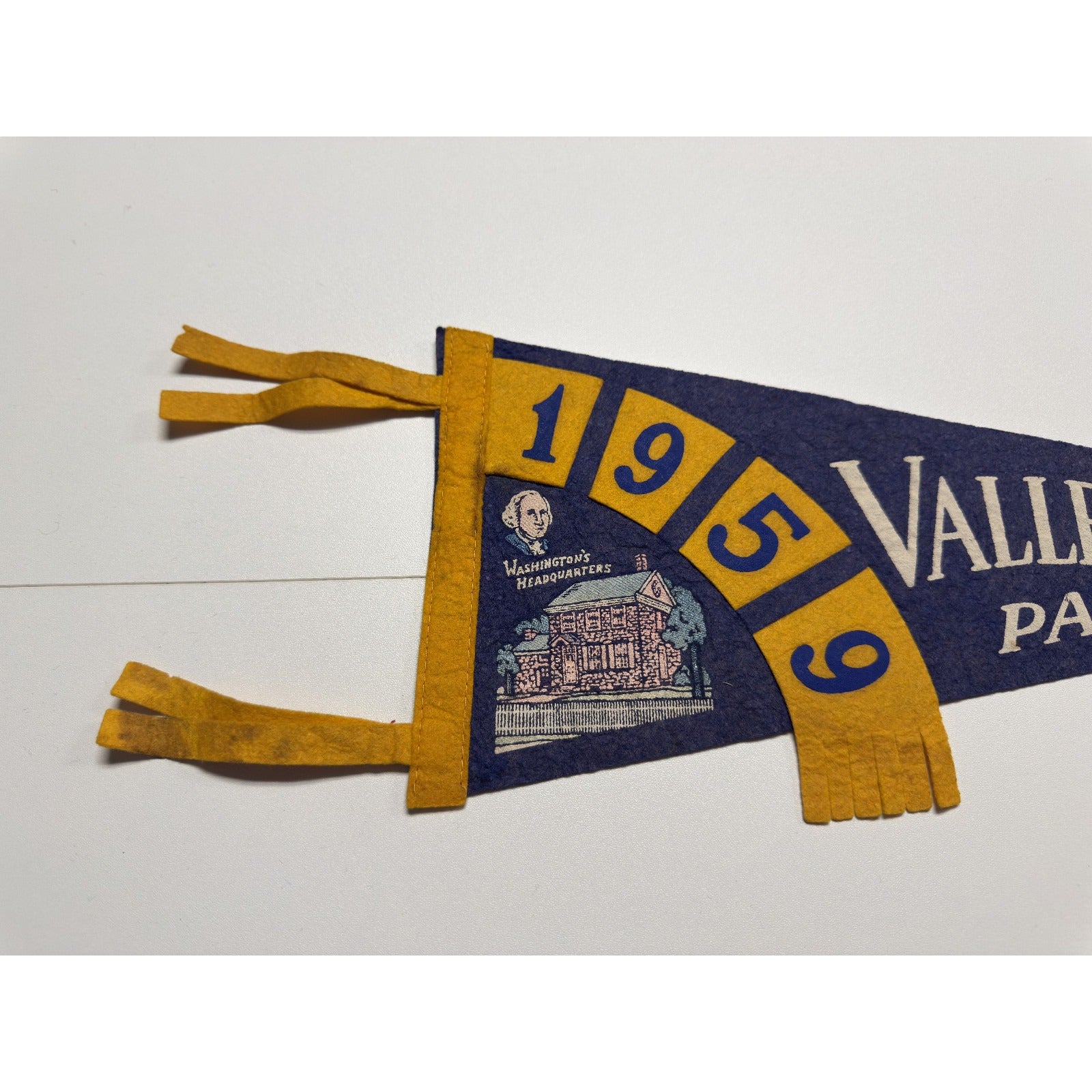 Vintage 1959 Valley Forge, Pennsylvania pennant