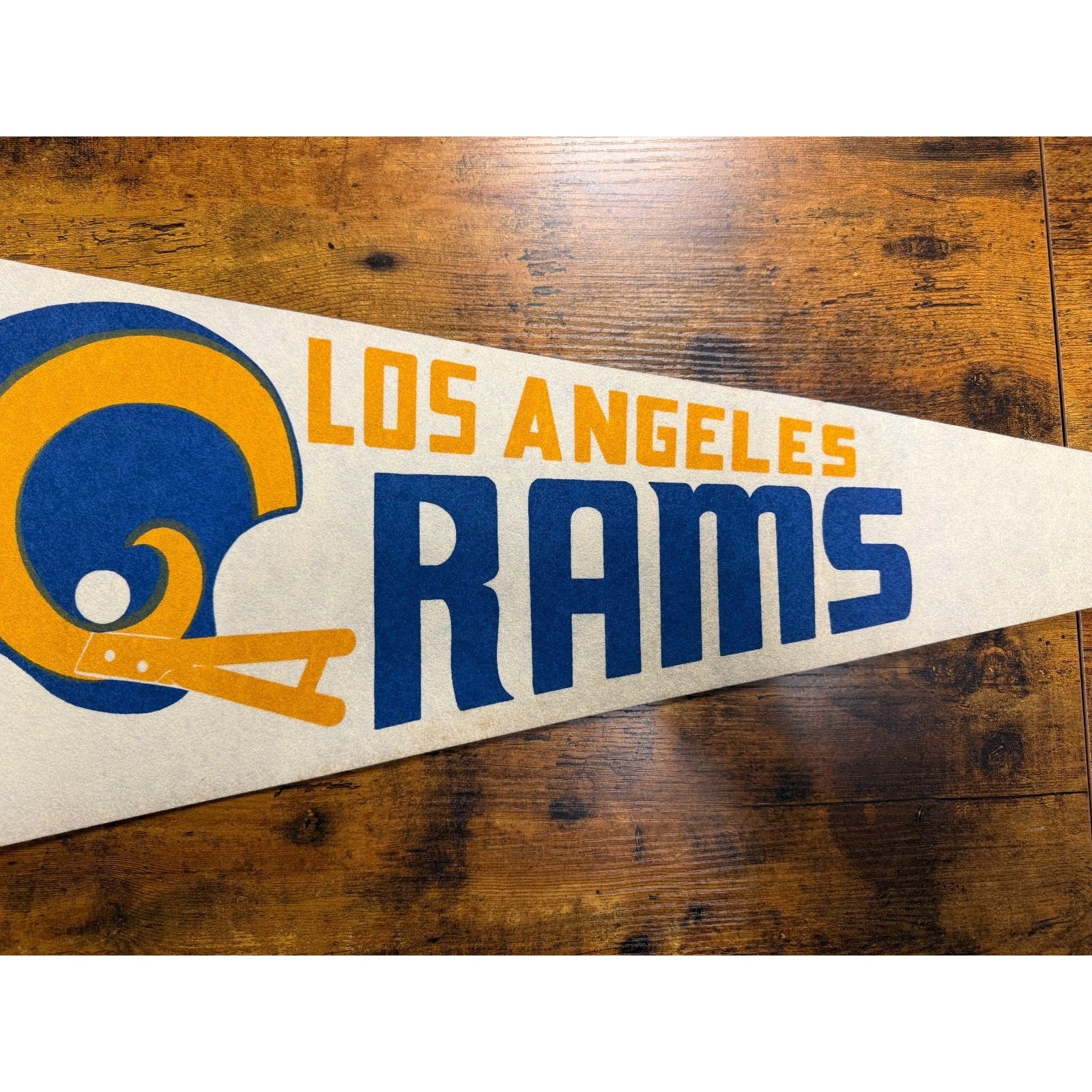 Vintage NFL Los Angeles Rams pennant