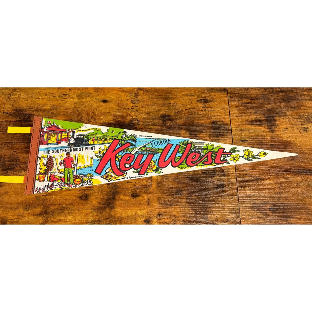 Vintage 1977 Key West pennant