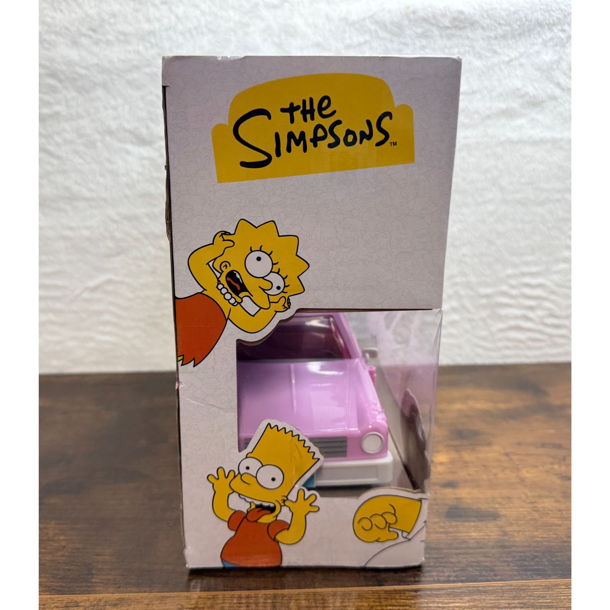 The Simpsons Family Sedan Set With Figures New with Box Damage
