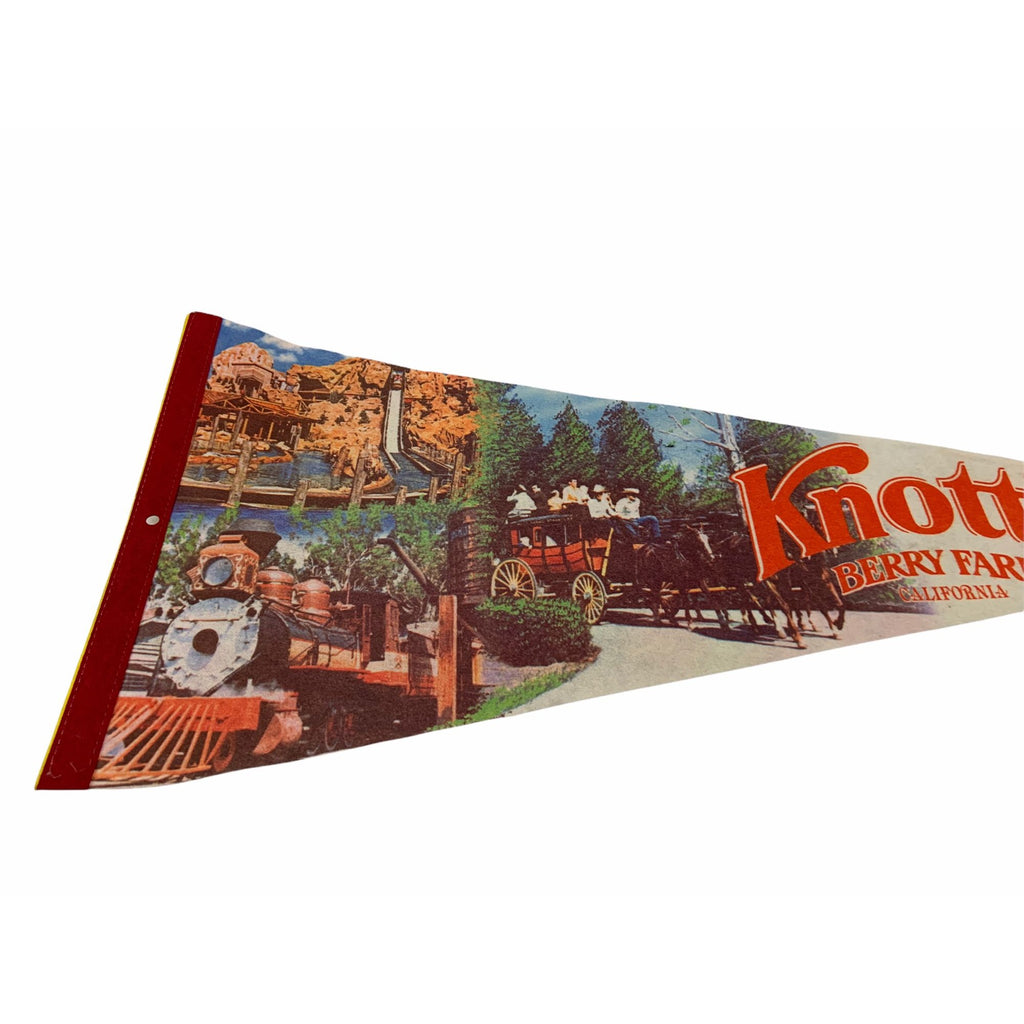 Vintage Knott's Berry Farms California pennant