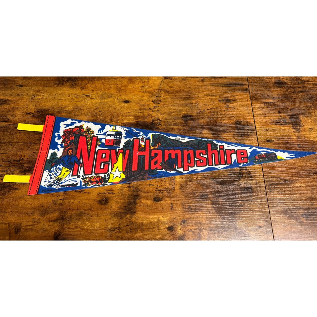 Vintage New Hampshire pennant