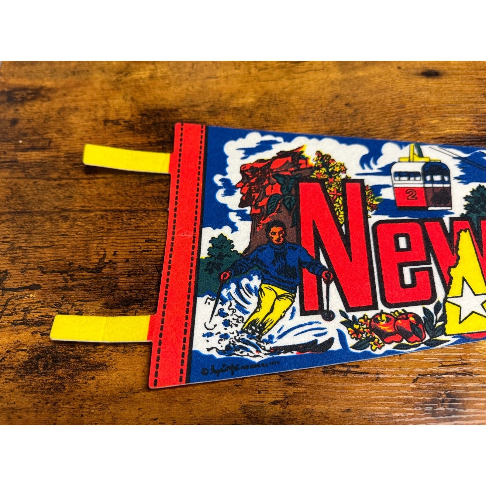 Vintage New Hampshire pennant