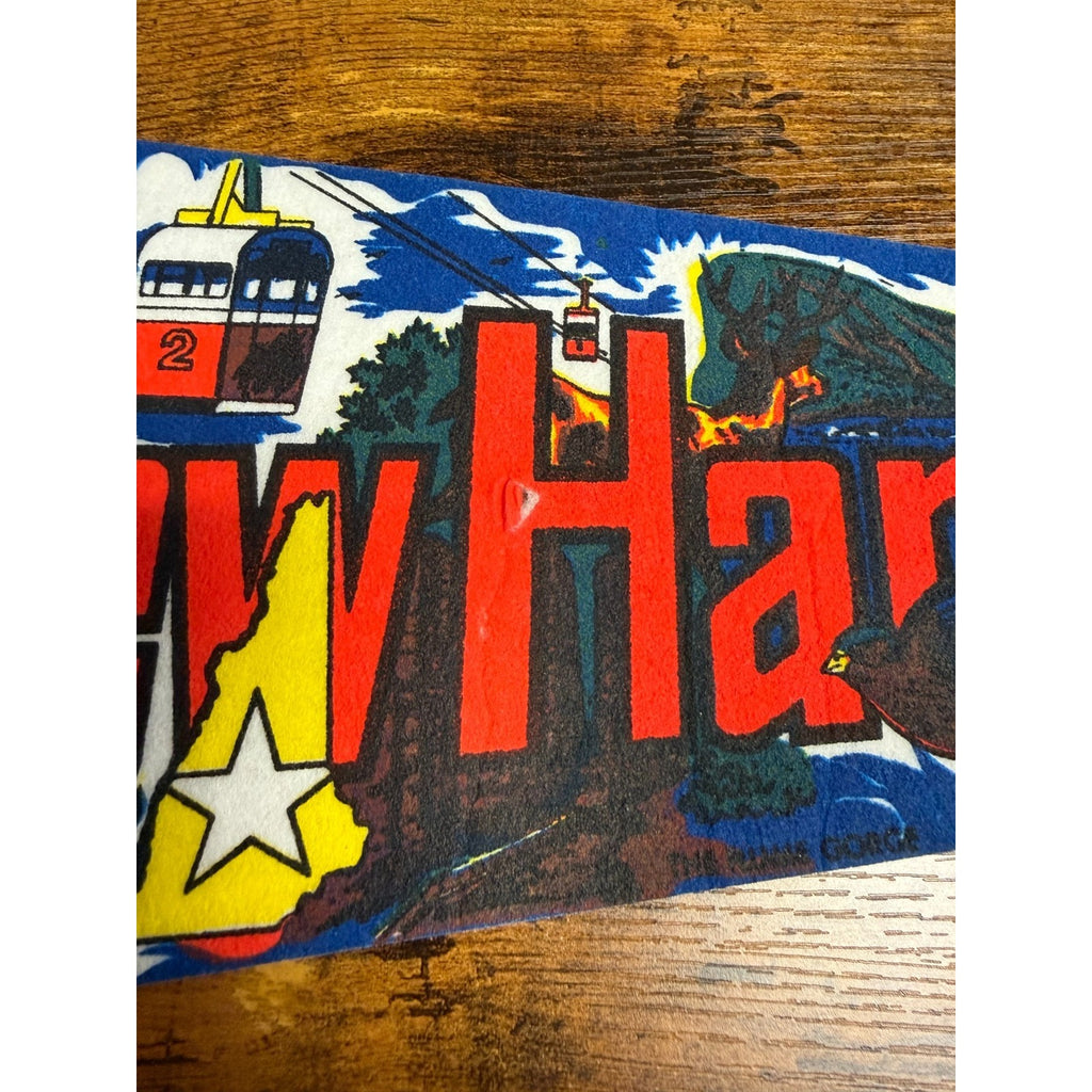 Vintage New Hampshire pennant