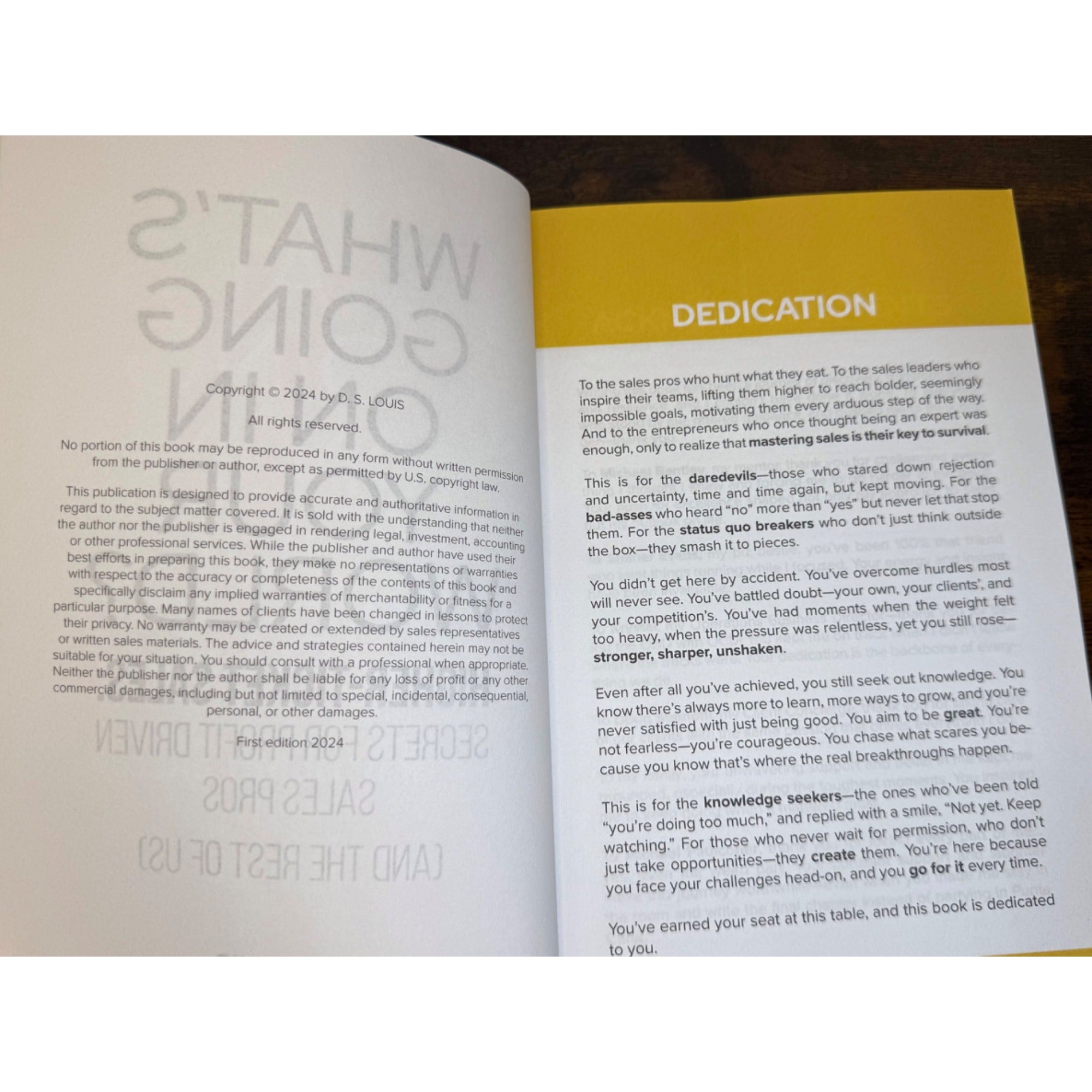 Whats Going On In Your World? Higher-Ticket Sales Secrets By D.S. Louis