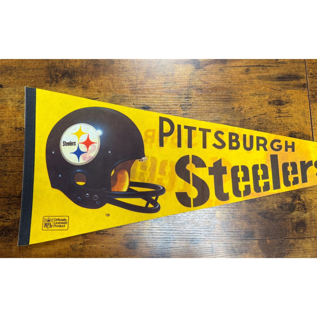 Vintage NFL Pittsburgh Steelers pennant