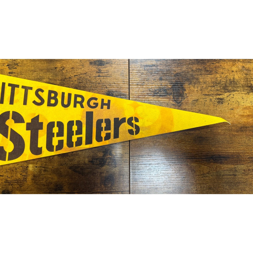 Vintage NFL Pittsburgh Steelers pennant
