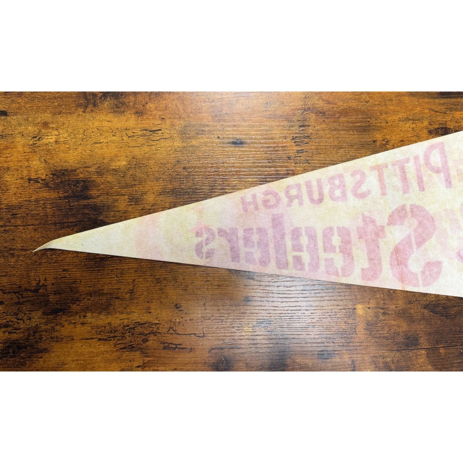 Vintage NFL Pittsburgh Steelers pennant