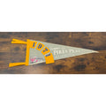 Vintage 1971 Pikes Peak Summit Felt Pennant Cog Railway Gray & Orange 14110 Ft