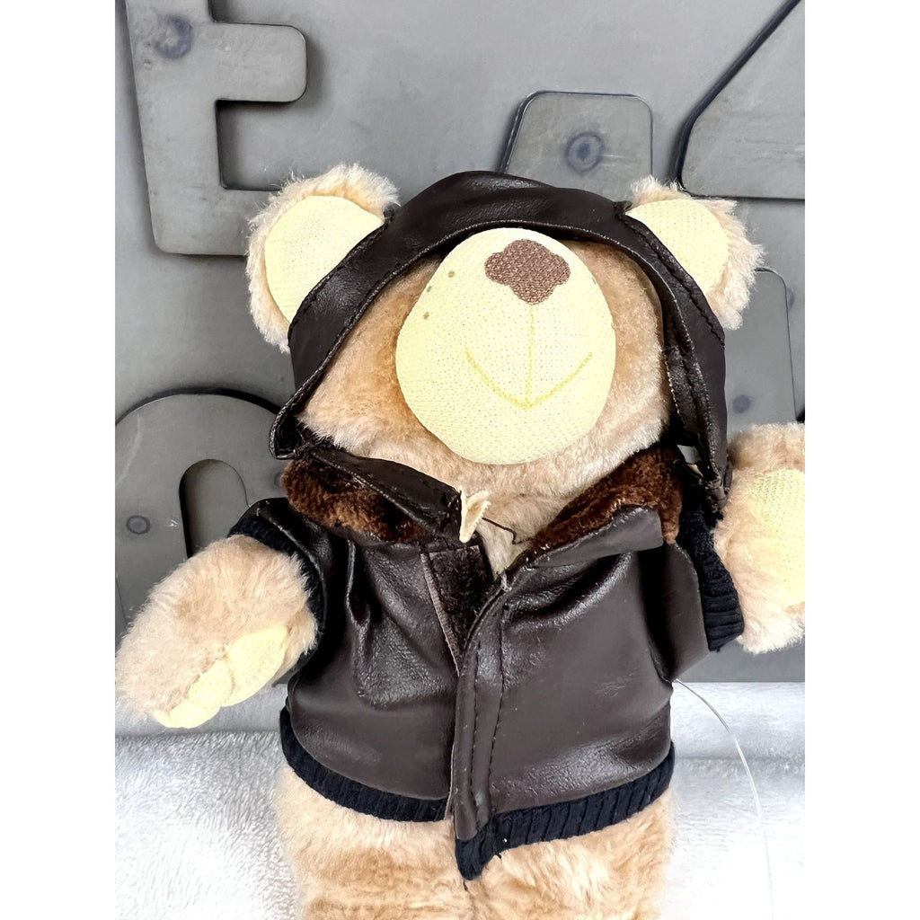 Vintage 1988 Furskins aviator bear plush