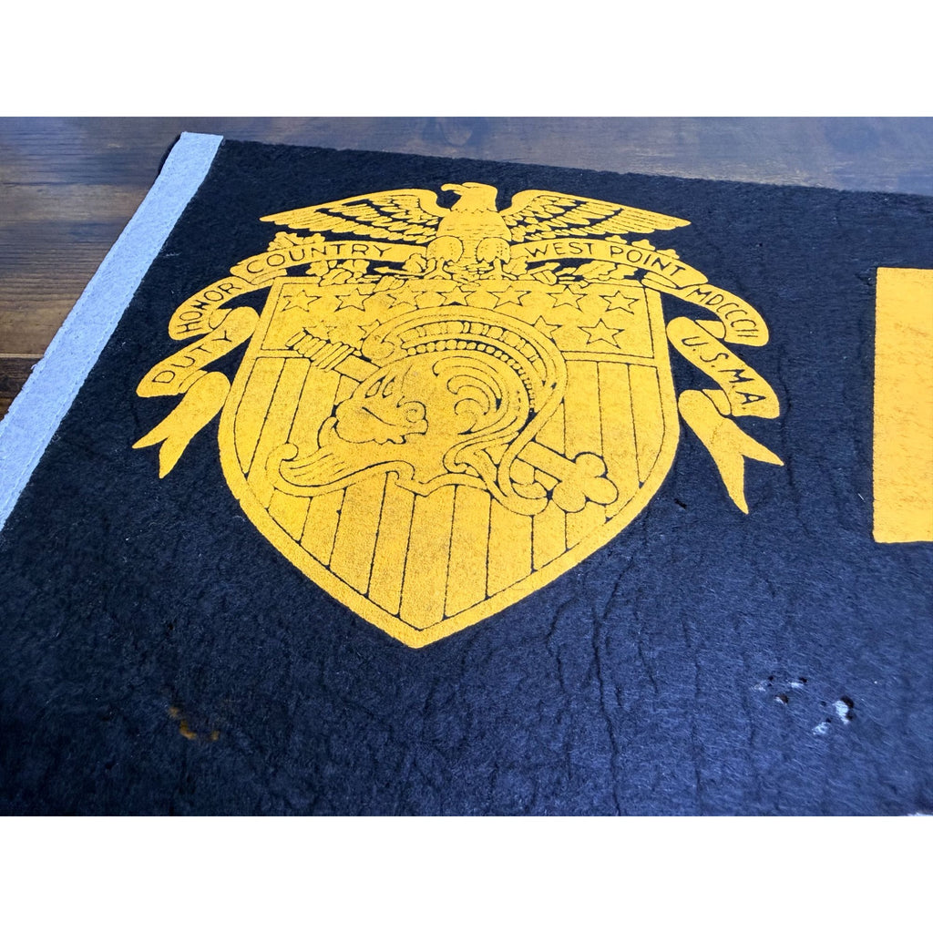 Vintage West Point Army Felt Pennant With Eagle & Shield Military Memorabilia