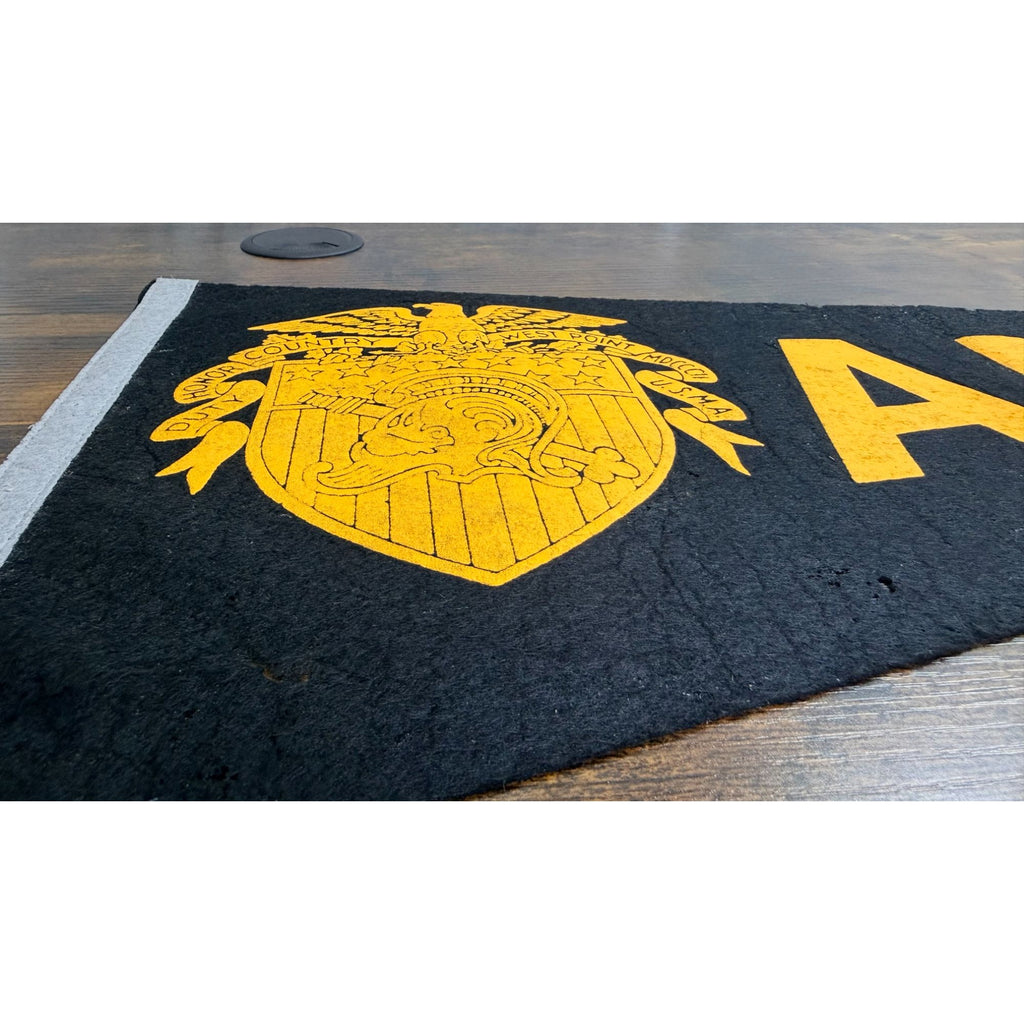 Vintage West Point Army Felt Pennant With Eagle & Shield Military Memorabilia