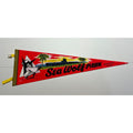 Vintage Sea Wolf Park Galveston, Texas Pennant