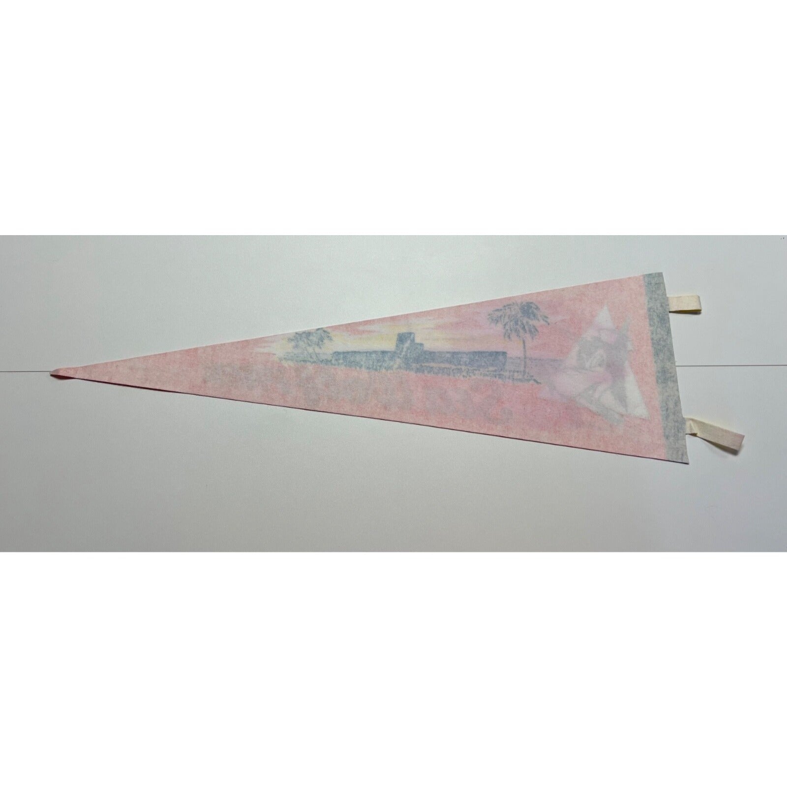 Vintage Sea Wolf Park Galveston, Texas Pennant
