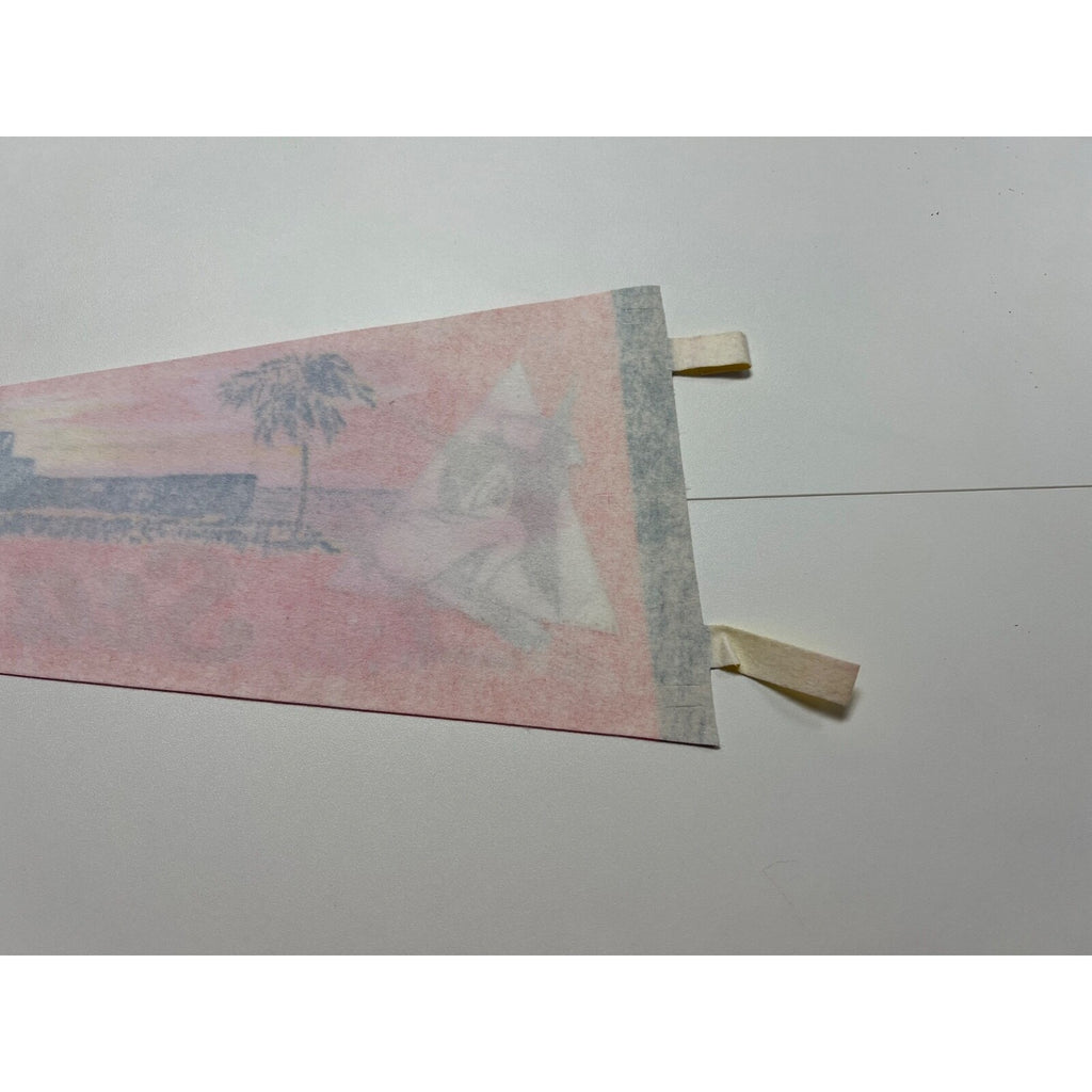 Vintage Sea Wolf Park Galveston, Texas Pennant