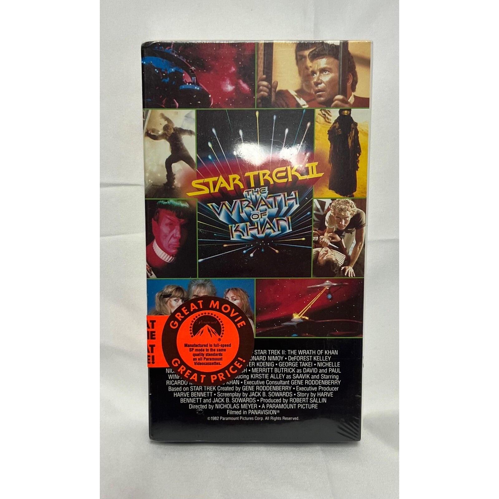 vintage Star Trek 2 The Wrath of Kahn VHS New, Sealed