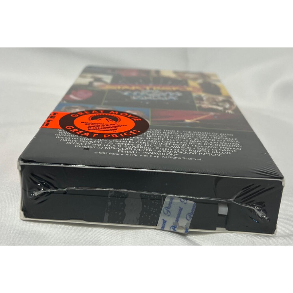vintage Star Trek 2 The Wrath of Kahn VHS New, Sealed
