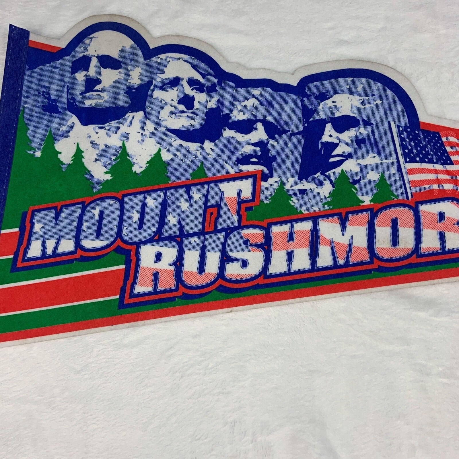 Vintage Mount Rushmore pennant