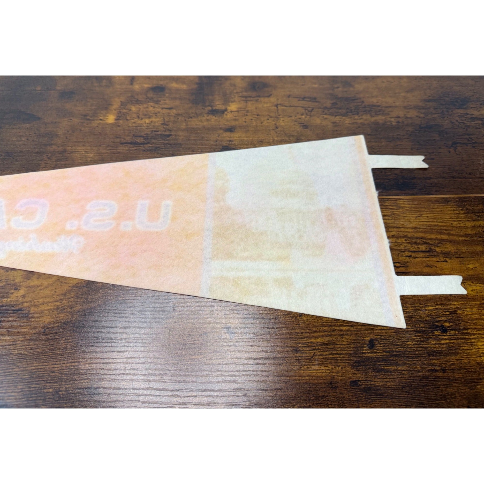 Vintage U.S. Capitol Washington D.C. Souvenir Felt Pennant With Capitol Image