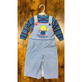 Vintage Carter's overalls and matching sweater size 12 months