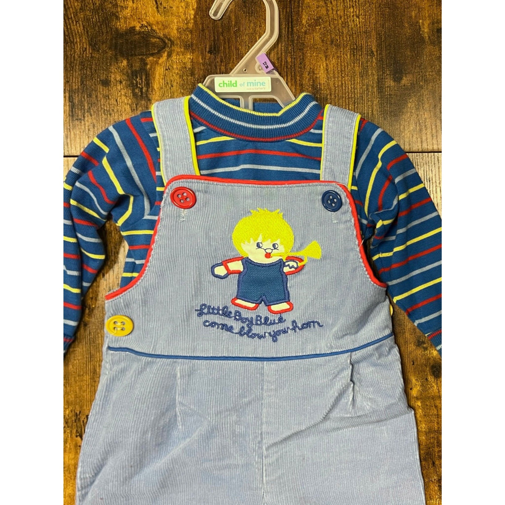 Vintage Carter's overalls and matching sweater size 12 months