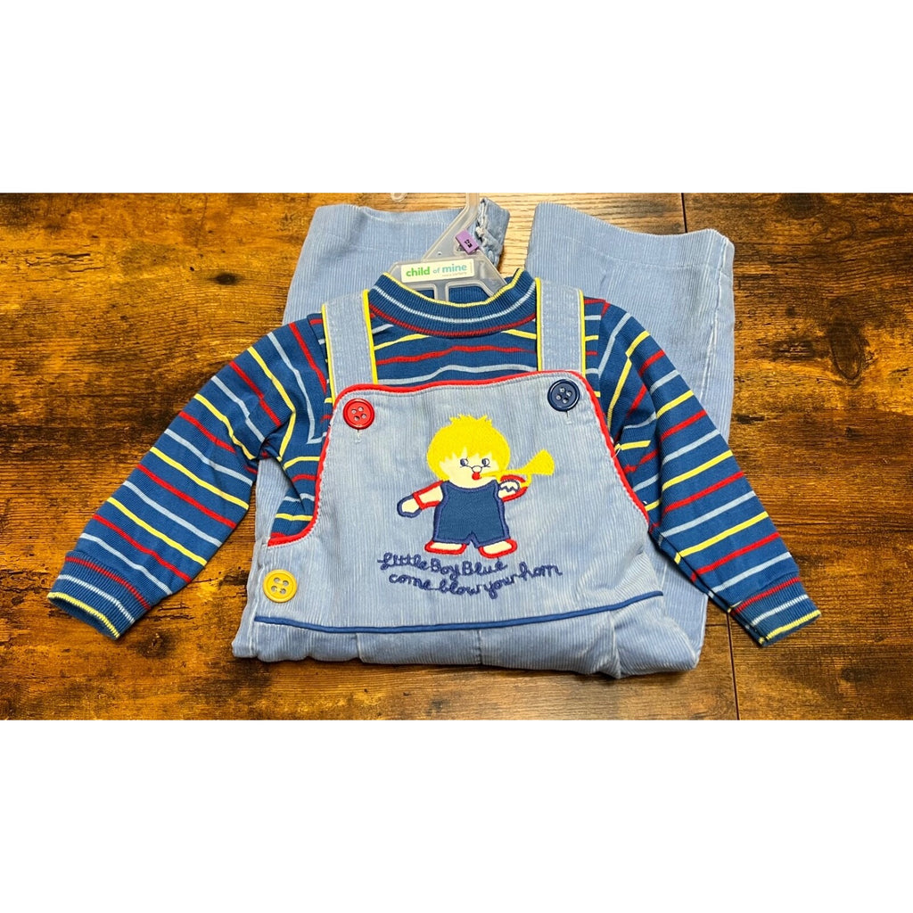 Vintage Carter's overalls and matching sweater size 12 months