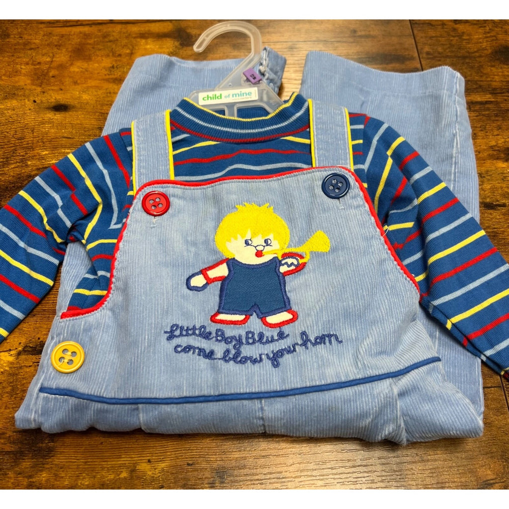 Vintage Carter's overalls and matching sweater size 12 months
