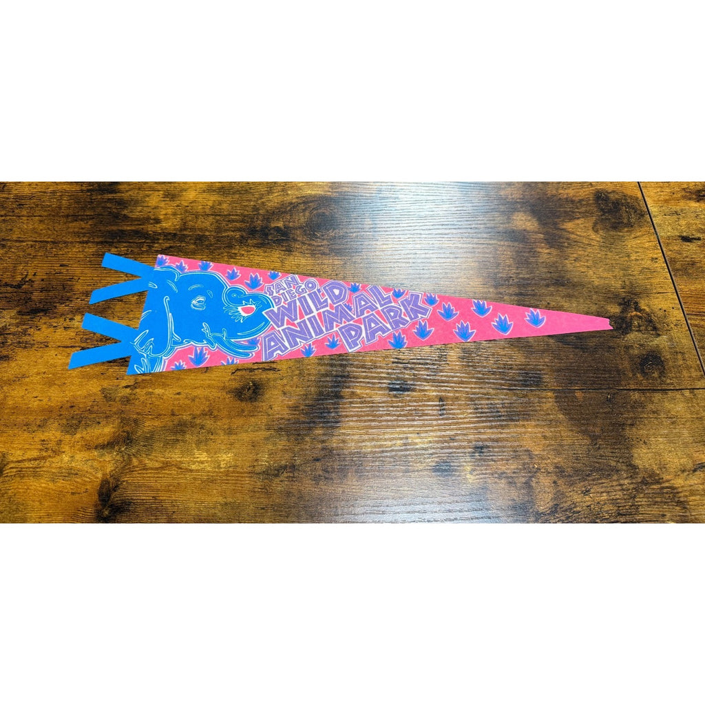 Vintage San Diego Wild Animal Park pennant