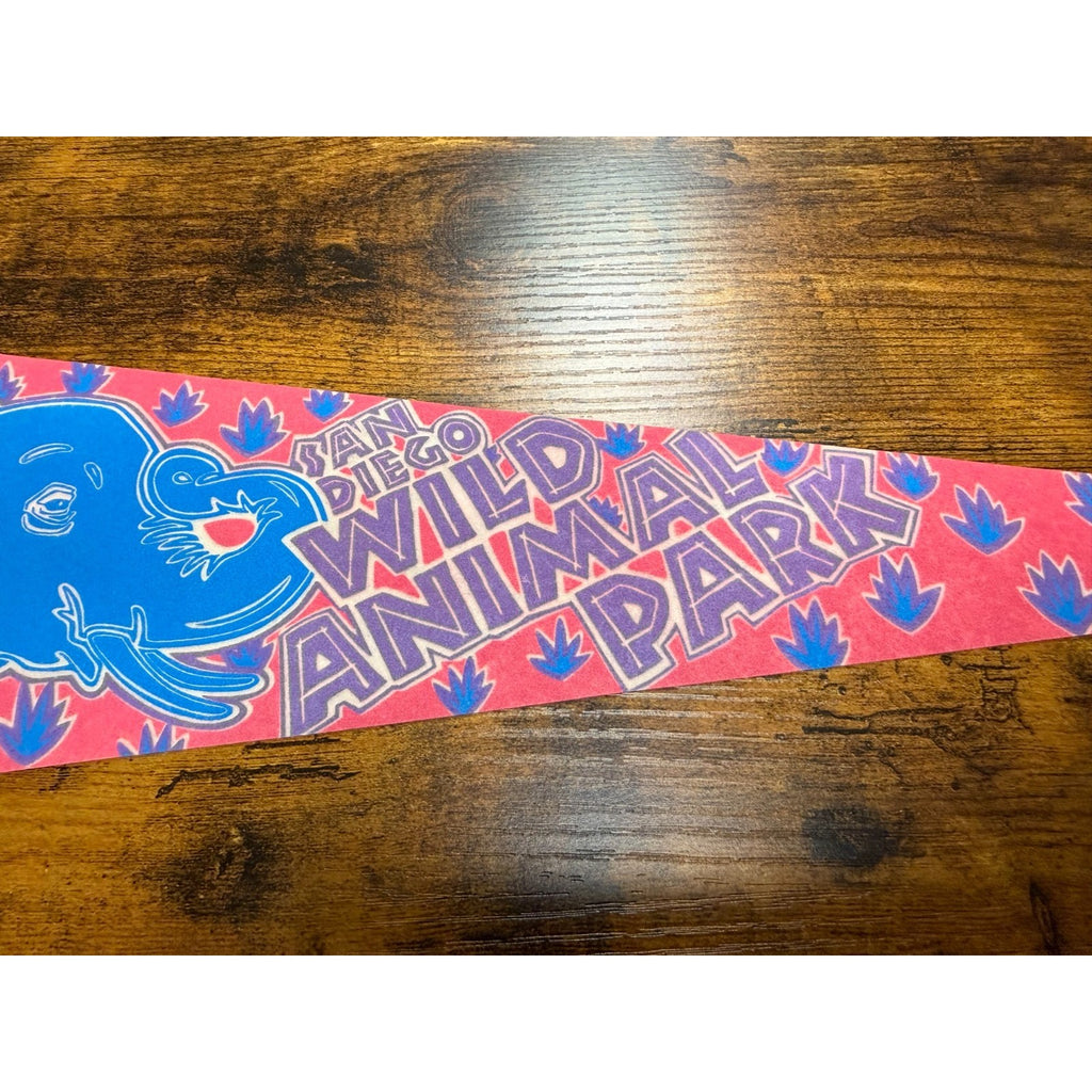 Vintage San Diego Wild Animal Park pennant