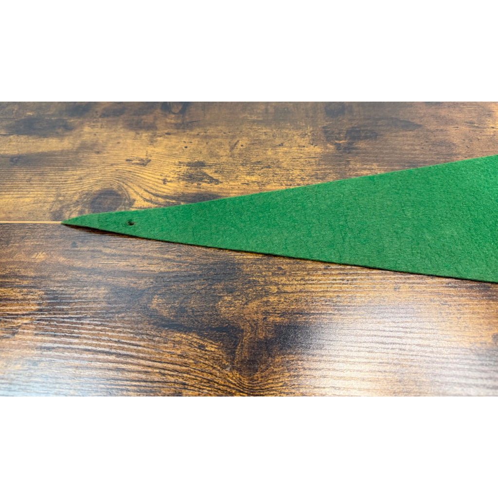 Vintage O’hare Airport Chicago Felt Pennant With Airplane Illustration