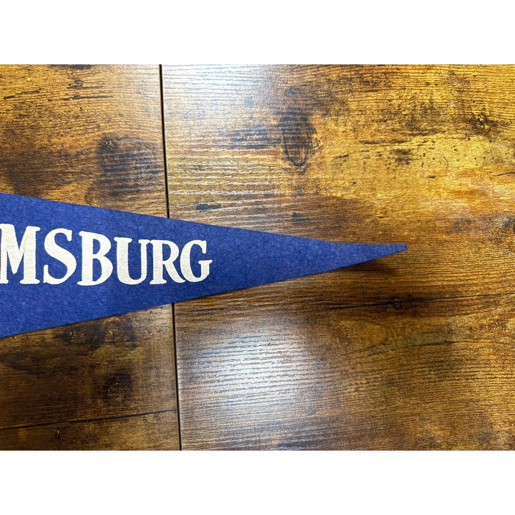 Vintage Felt Pennant Williamsburg, VA. Flag Royal Governors Palace Virginia