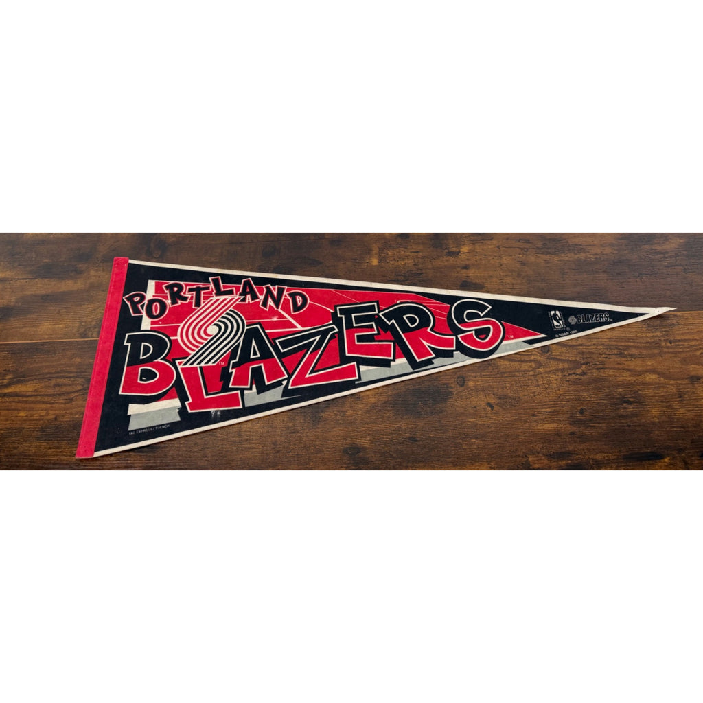 Portland Trail Blazers 1995 NBA Licensed Felt Pennant By Tag Express