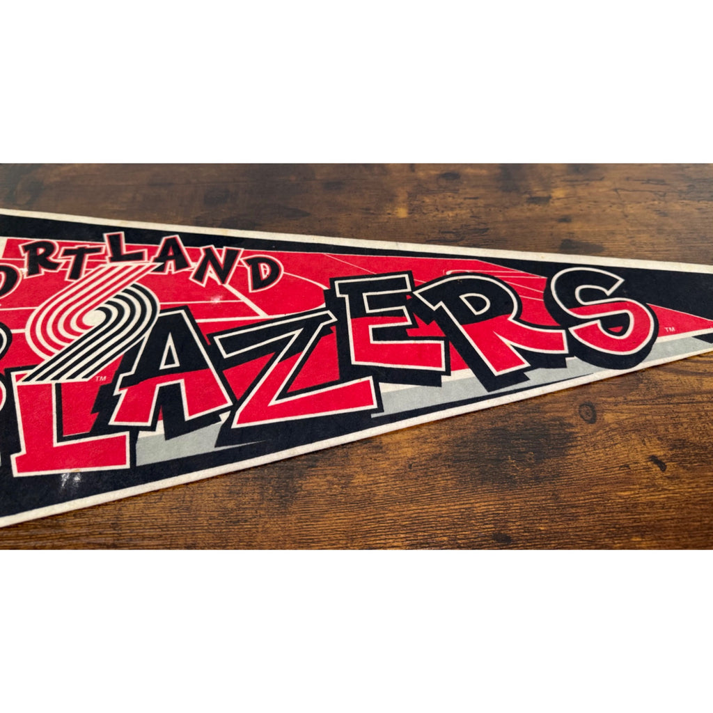 Portland Trail Blazers 1995 NBA Licensed Felt Pennant By Tag Express