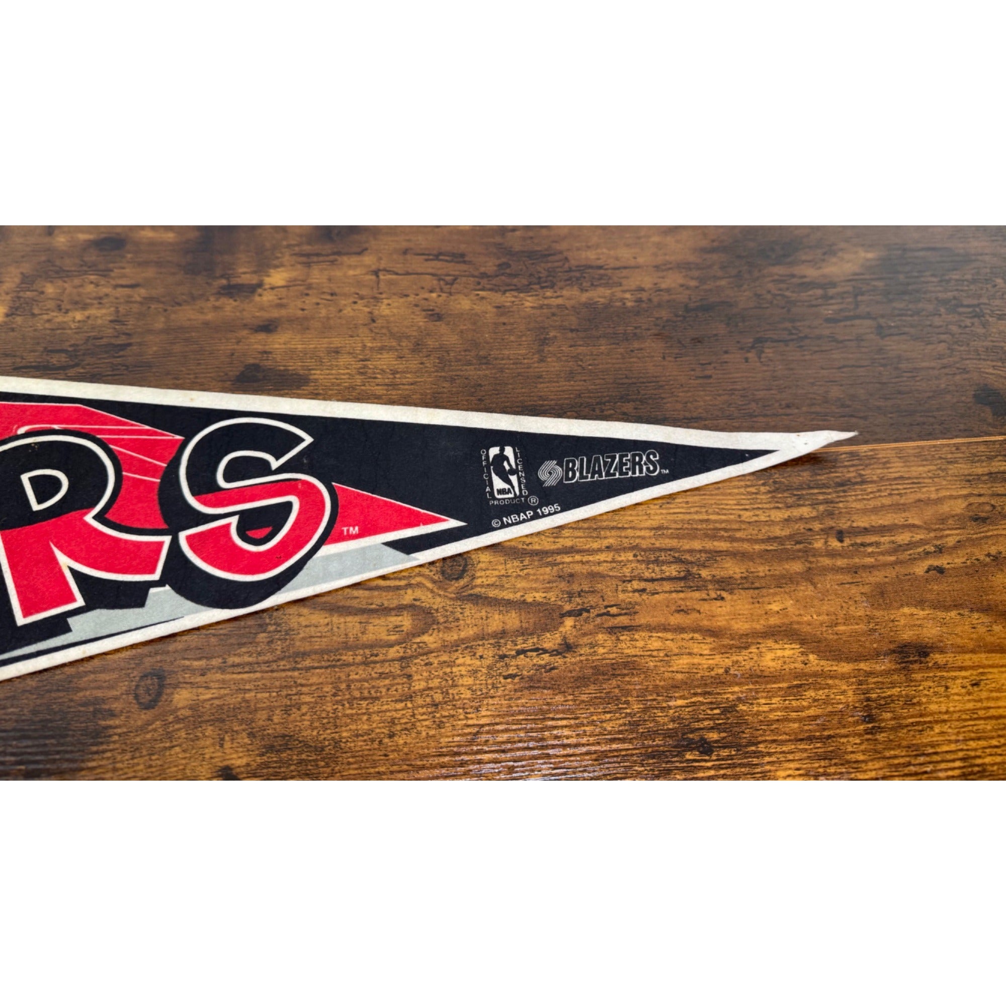 Portland Trail Blazers 1995 NBA Licensed Felt Pennant By Tag Express