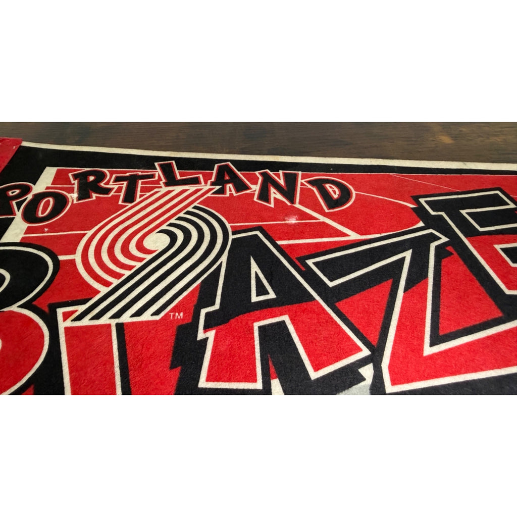 Portland Trail Blazers 1995 NBA Licensed Felt Pennant By Tag Express