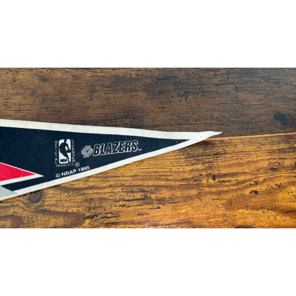 Portland Trail Blazers 1995 NBA Licensed Felt Pennant By Tag Express