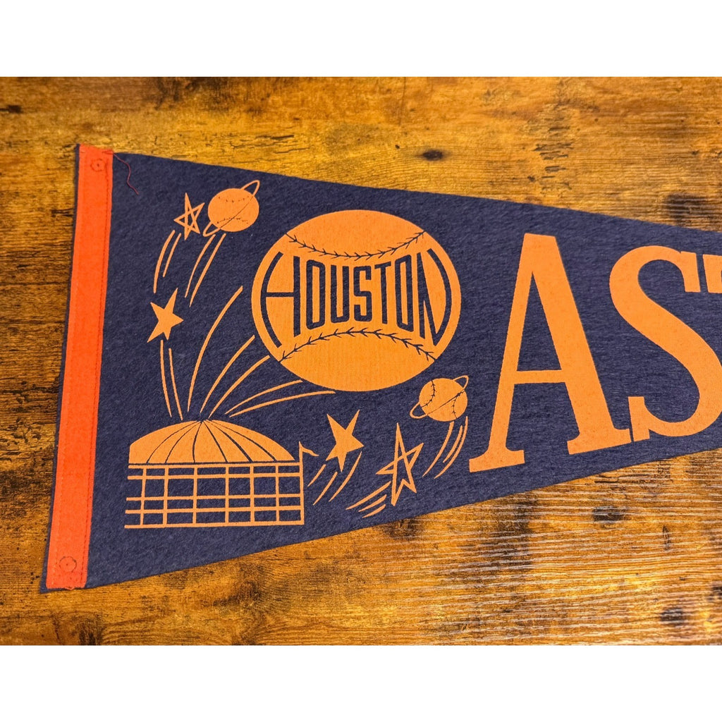 Vintage Houston Astros pennant