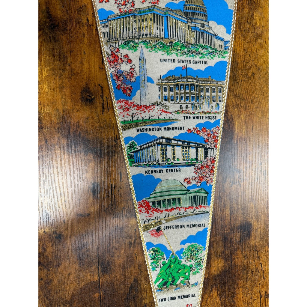 Vintage Washington, D.C. pennant Made in Japan