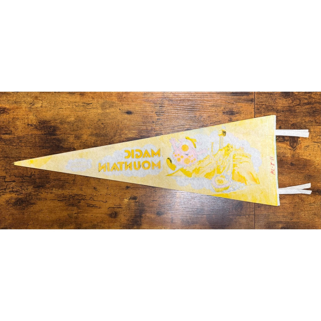Vintage Magic Mountain Valencia, California pennant