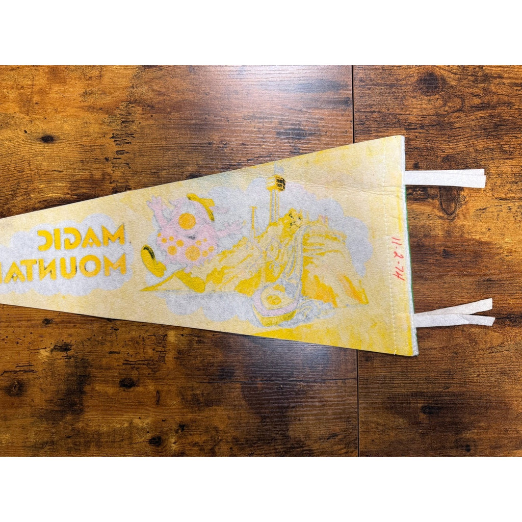Vintage Magic Mountain Valencia, California pennant