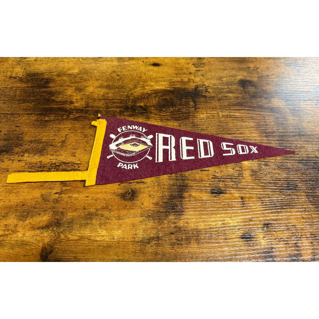 Vintage Boston Red Sox mini pennant Fenway Park