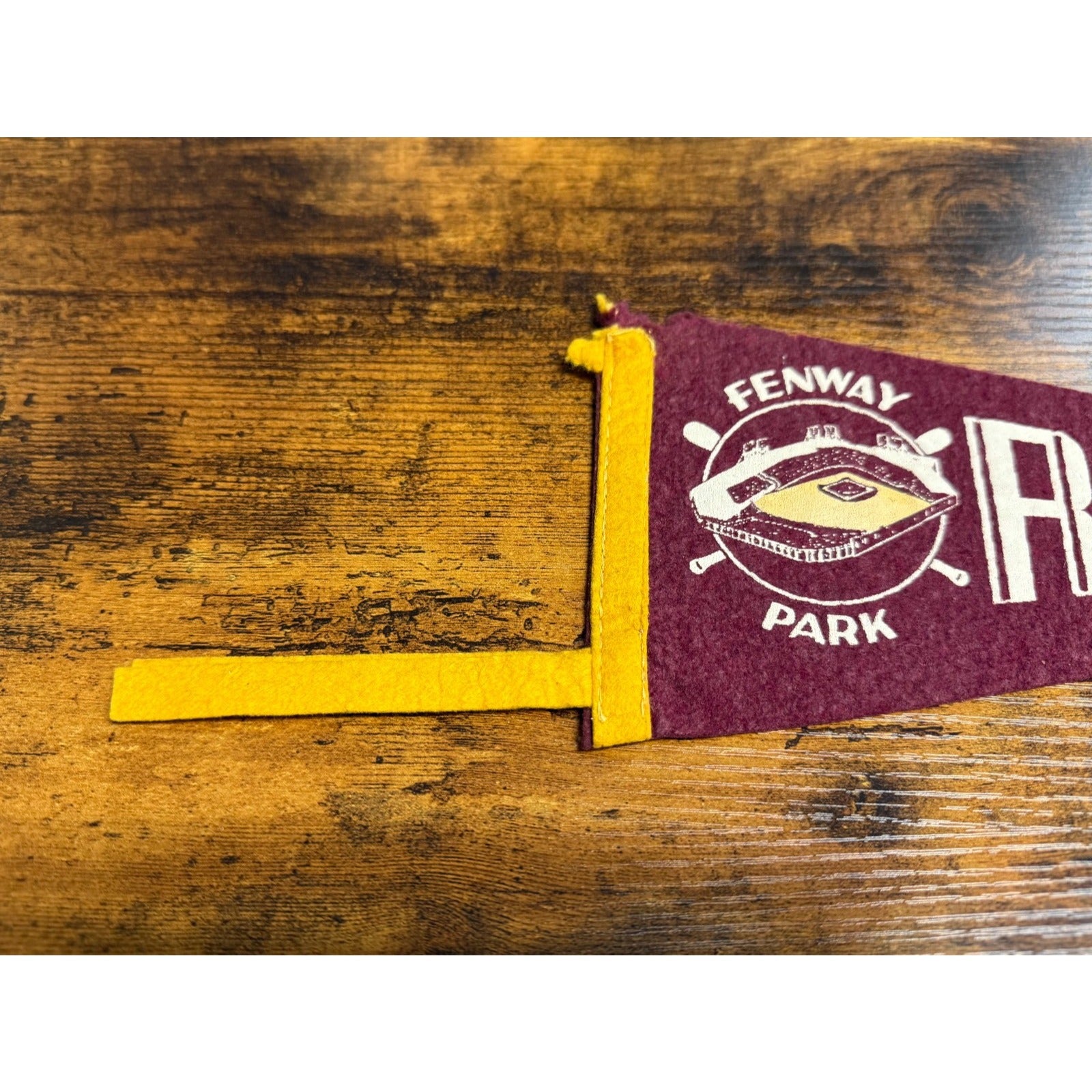 Vintage Boston Red Sox mini pennant Fenway Park