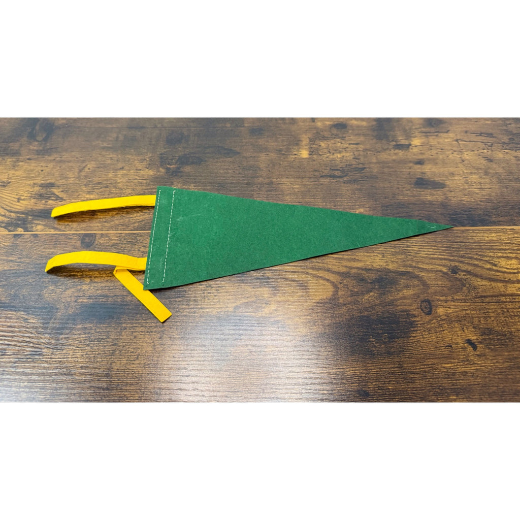 Vintage Daytona Beach Florida Souvenir Felt Pennant With Surfer & Race Car