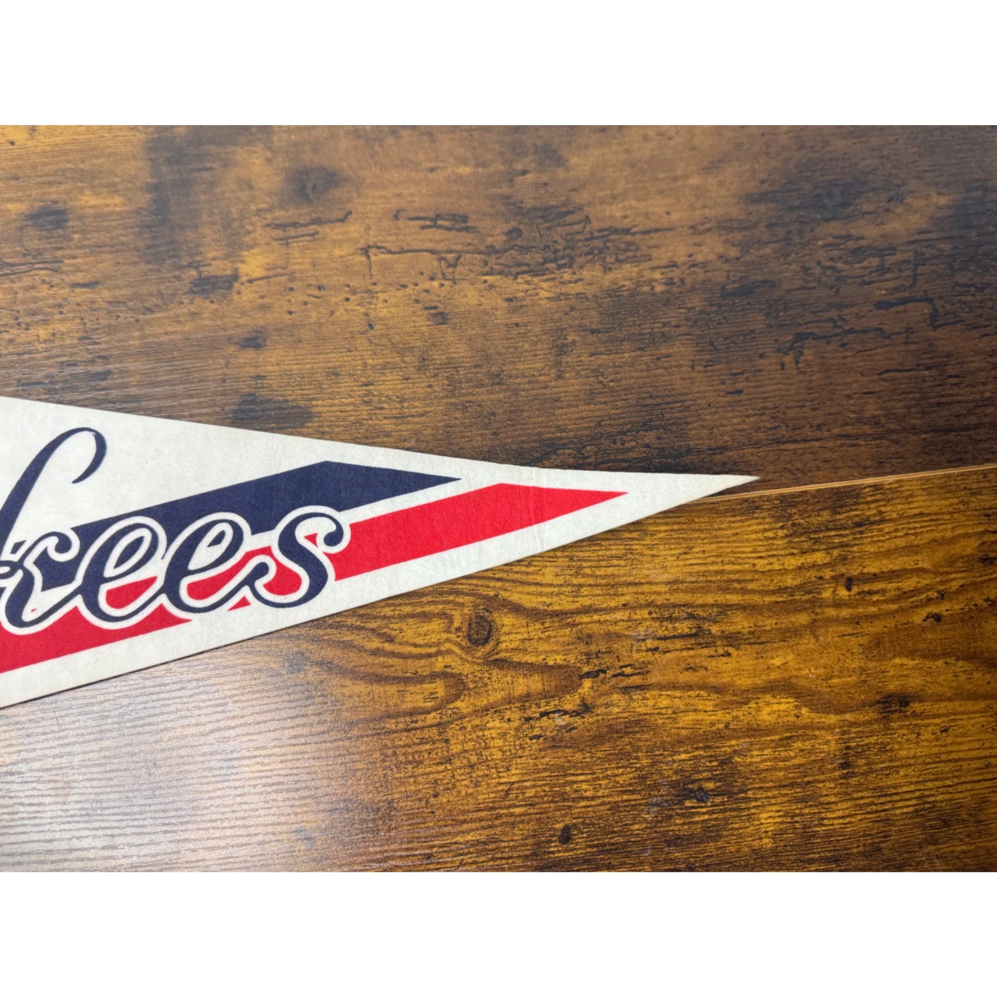 New York Yankees MLB Vintage Felt Pennant Flag With Classic Logo 30 inches